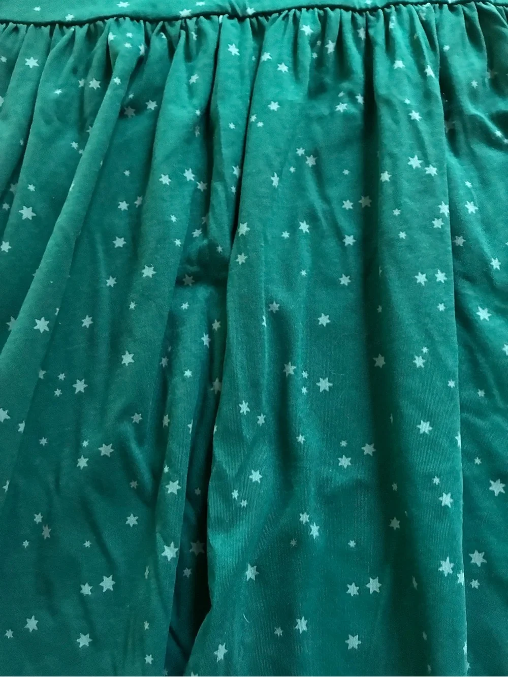 wonder nation Green Star Print Short Sleeve Pocket Dress